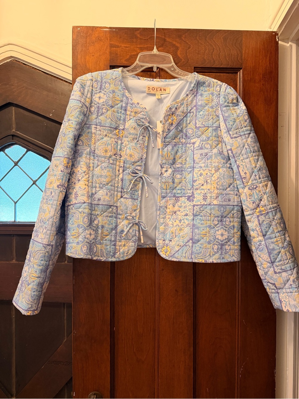 Anthropologie Dolan Light Blue Quilted Jacket